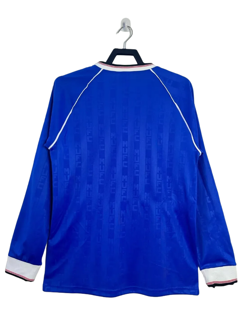 Camisa Manchester United 88/90 II Away - Versão Retrô Manga Longa