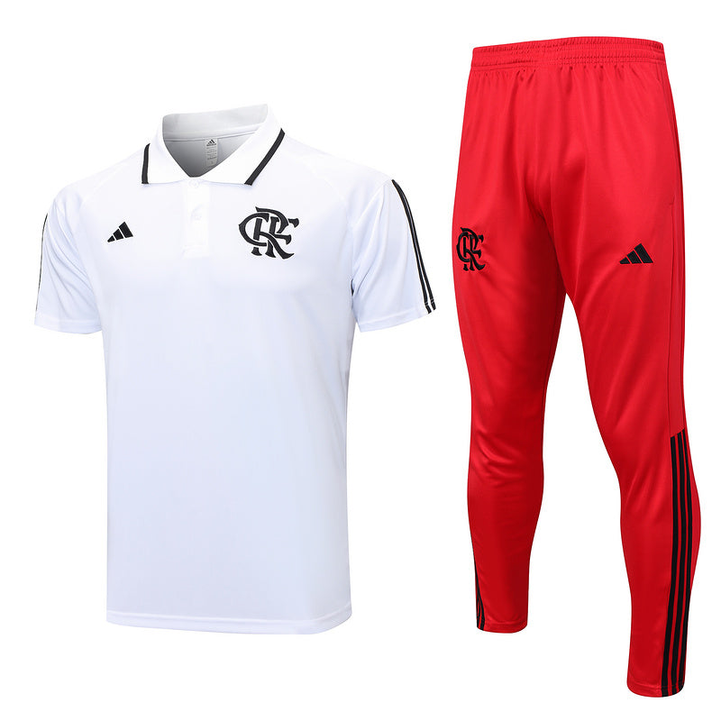 Kit Polo Flamengo 23/24 - Branco