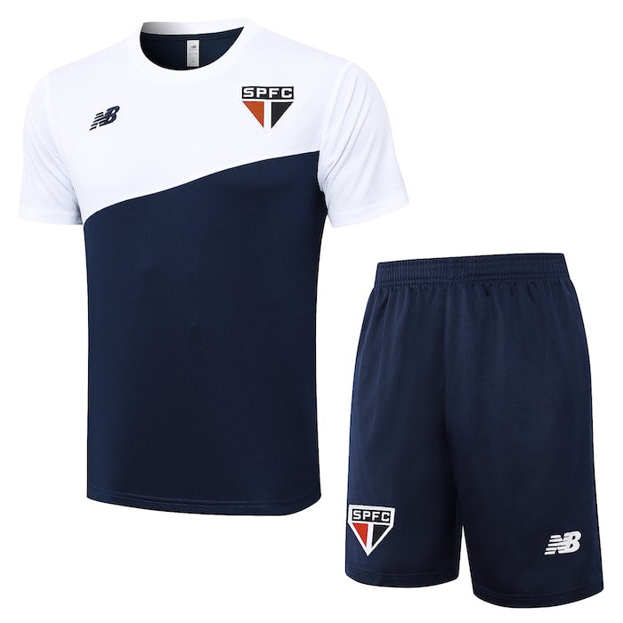 Kit Treino São Paulo 24/25 - Azul e Branco