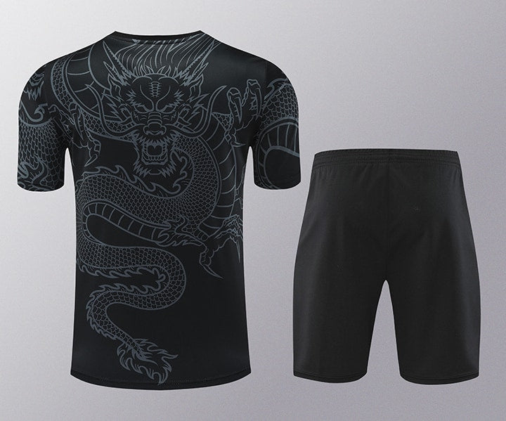 Kit Treino Real Madrid Dragon 24/25 - Preto