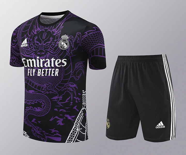 Kit Treino Real Madrid Dragon 24/25 - Roxo