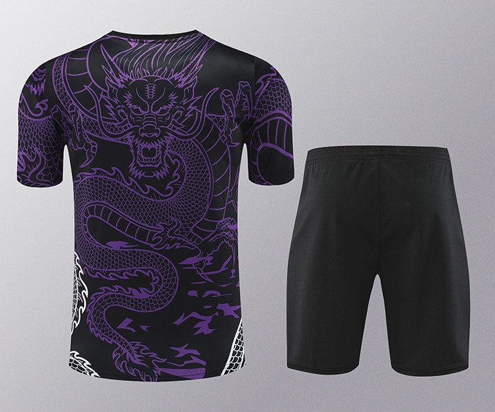 Kit Treino Real Madrid Dragon 24/25 - Roxo