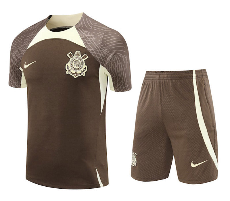 Kit Treino Corinthians 24/25 Marrom