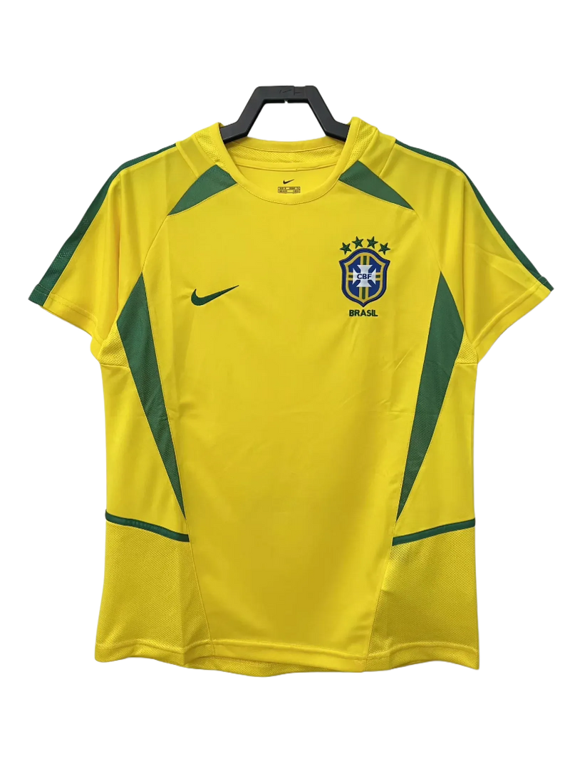 Camisa Brasil 2002 I Home - Versão Retrô