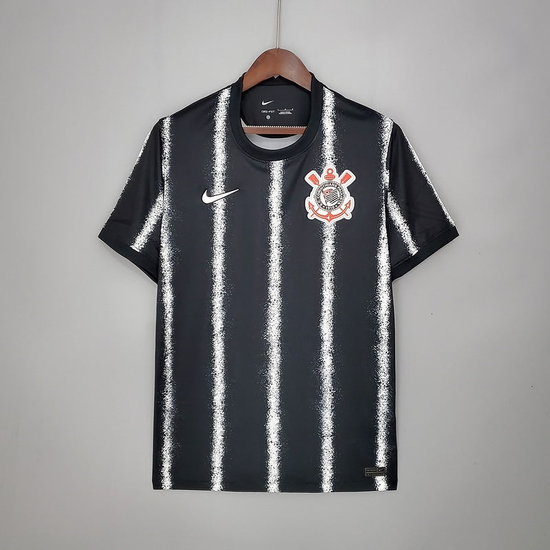 Camisa Corinthians 21/22 Away - Preta - Versão Torcedor