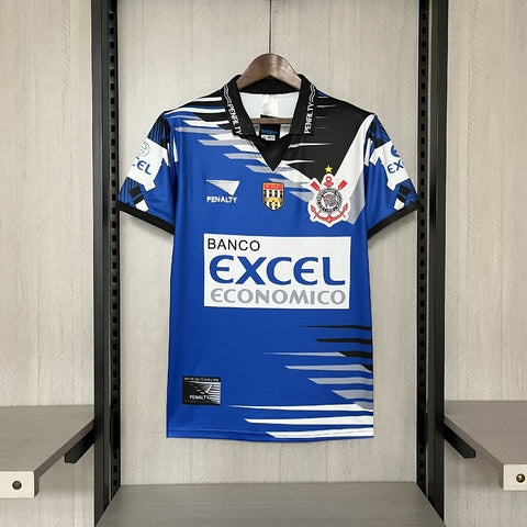 Camisa Corinthians 1998 Third away - Azul - Versão Retrô