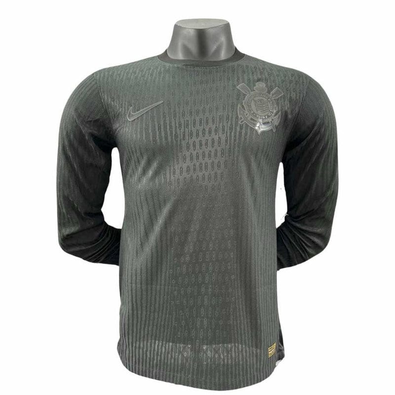 Camisa Corinthians 24/25 Away - Versão jogador - Manga longa