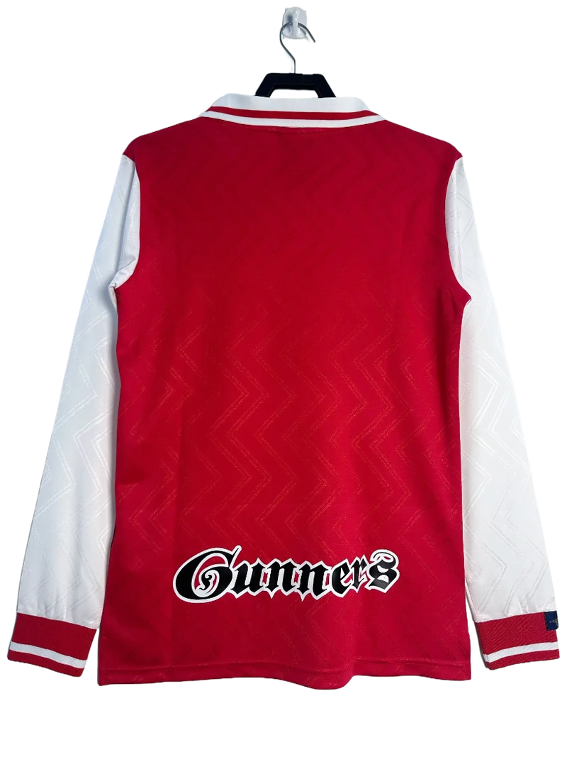 Camisa Arsenal 96/97 I Home - Versão Retrô Manga Longa