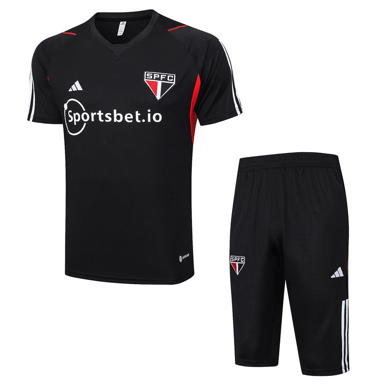 Kit Treino São Paulo 23/24 - Preto / Short