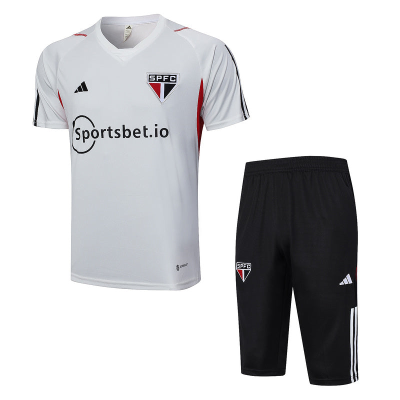 Kit Treino São Paulo 23/24 - Branco / Short