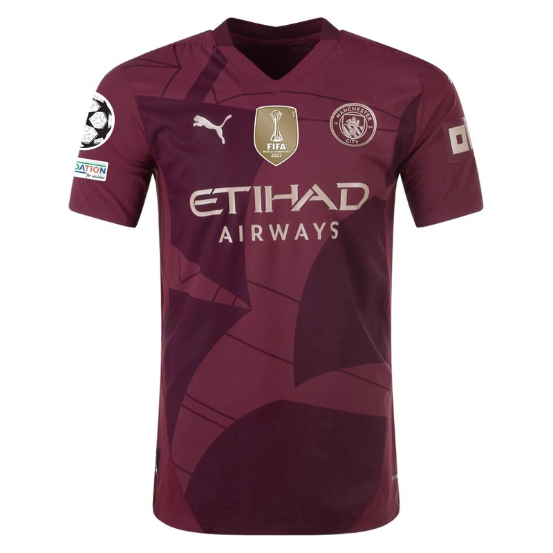 Camisa Manchester City 24/25 III Third UCL - Versão Jogador