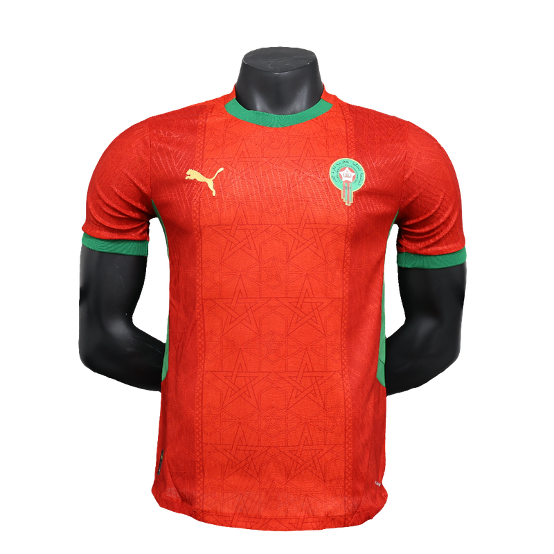 Camisa Marrocos 2025 I Home - Versão Jogador