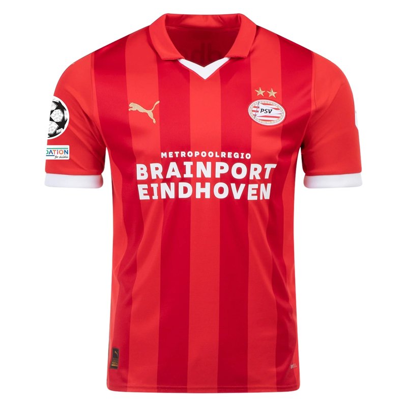 Camisa PSV Eindhoven 23/24 I Home UCL - Versão Torcedor