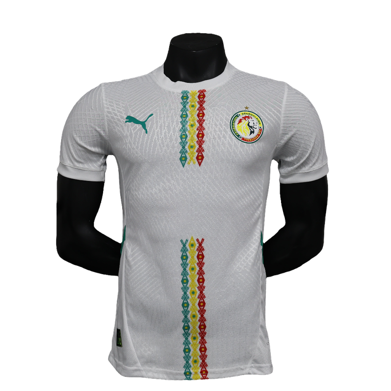 Camisa Senegal 2025 Branca - Versão Jogador