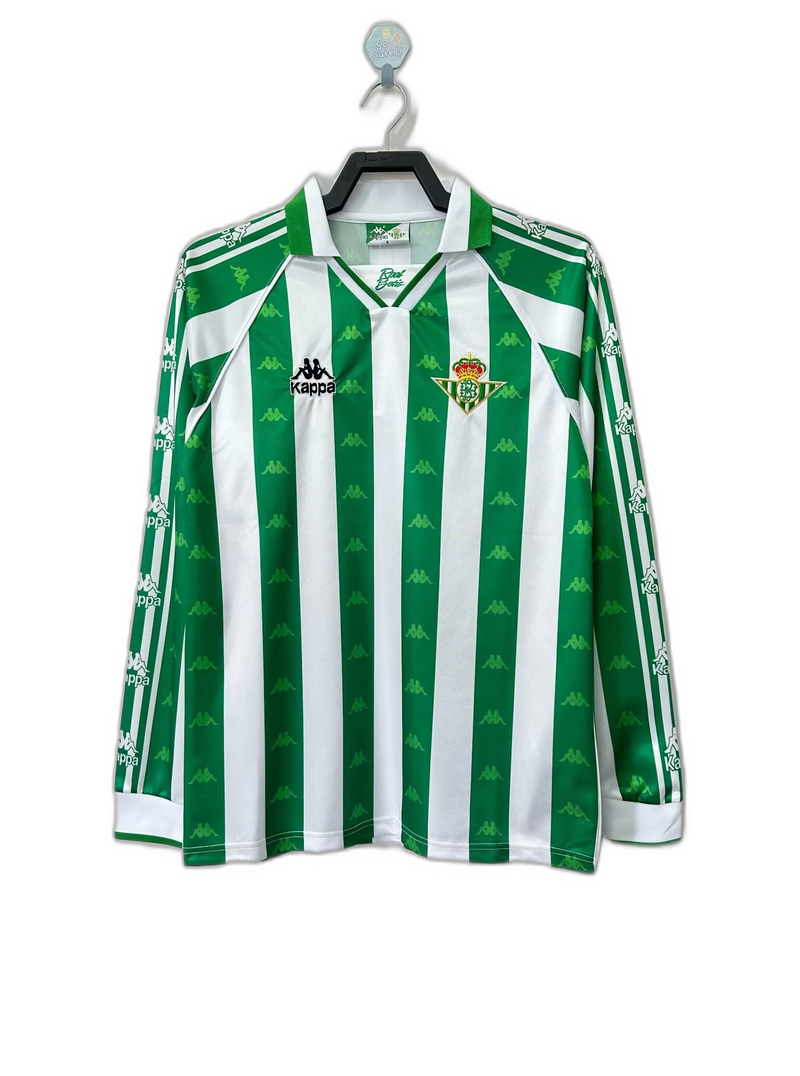 Camisa Real Betis 95/97 I Home - Versão Retrô Manga Longa