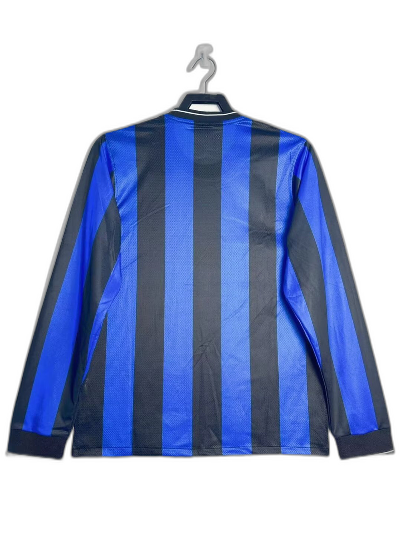 Camisa Inter de Milão 2010 I Home - Versão Retrô Manga Longa