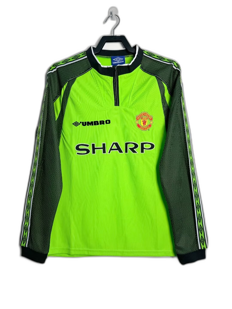 Camisa Manchester United 98/99 Goleiro - Versão Retrô Manga Longa