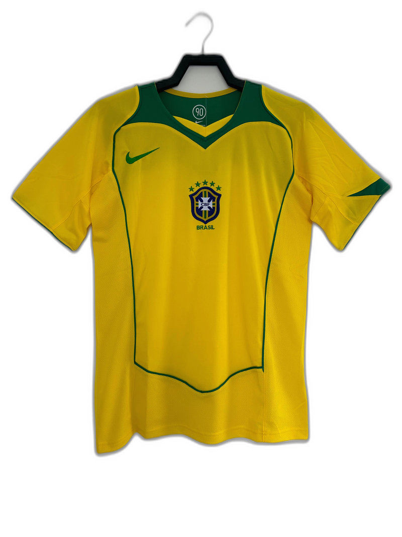 Camisa Brasil 2004 I Home - Versão Retrô