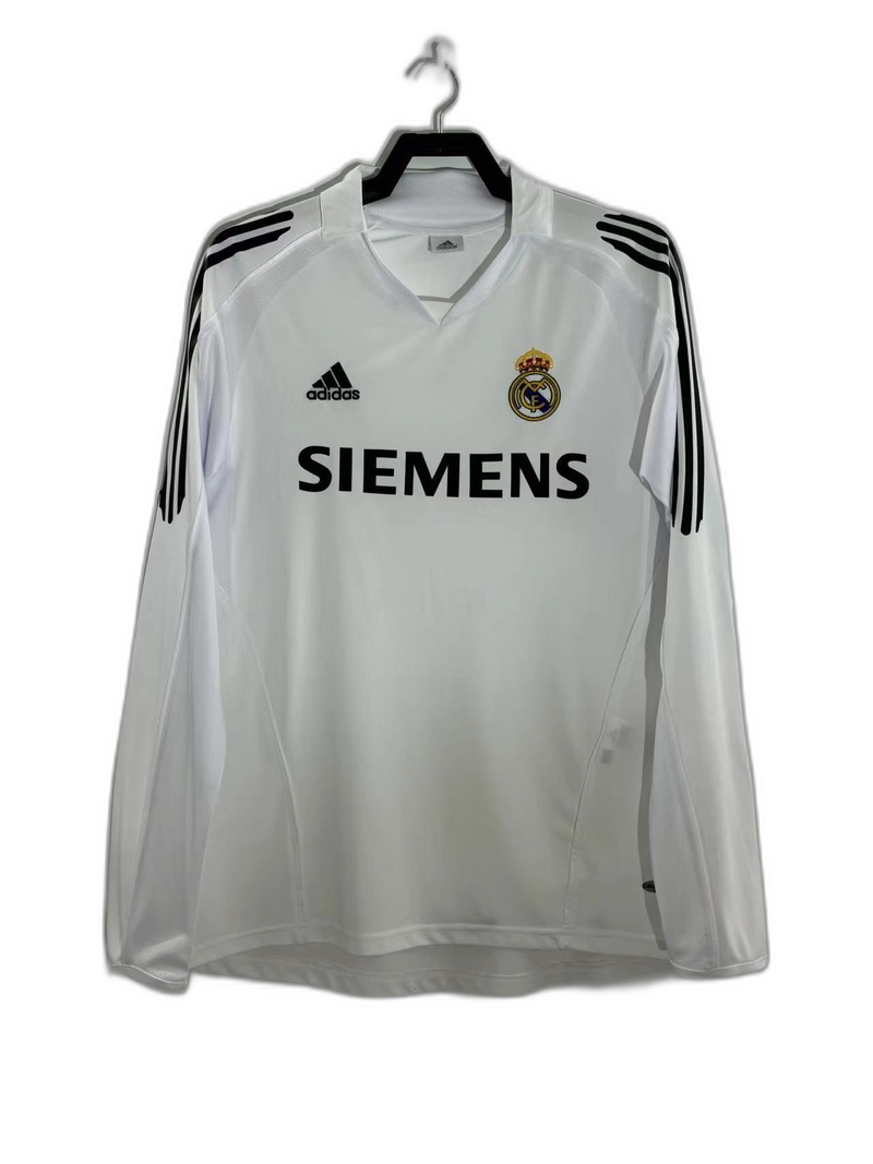 Camisa Real Madrid 05/06 I Home - Versão Retrô Manga Longa