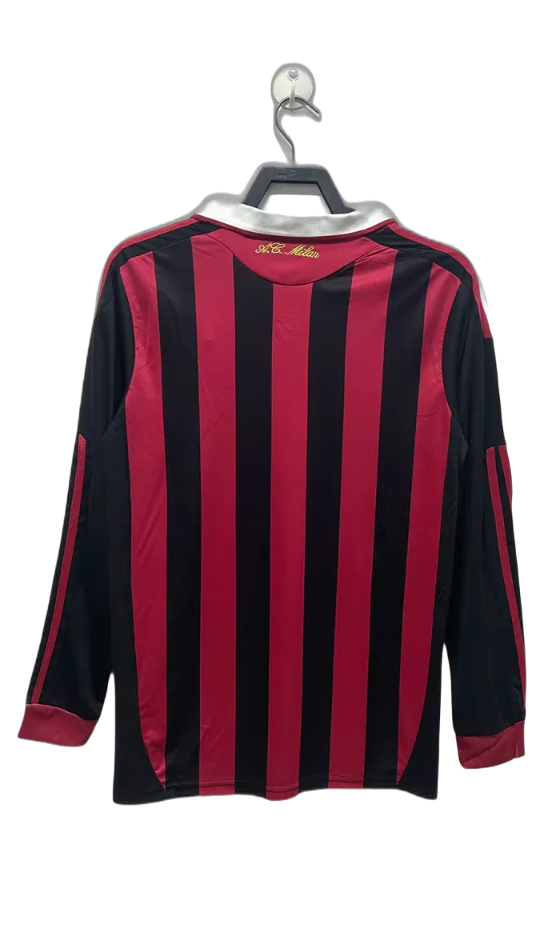 Camisa AC Milan 09/10 I Home - Versão Retrô Manga Longa