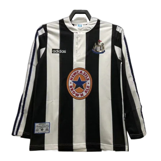 Camisa Newcastle United 95/97 I Home - Versão Retrô Manga Longa