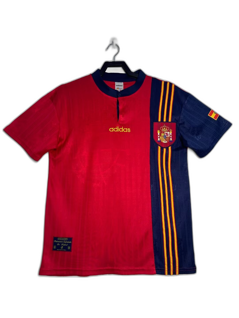 Camisa Espanha 1996 I Home - Versão Retrô