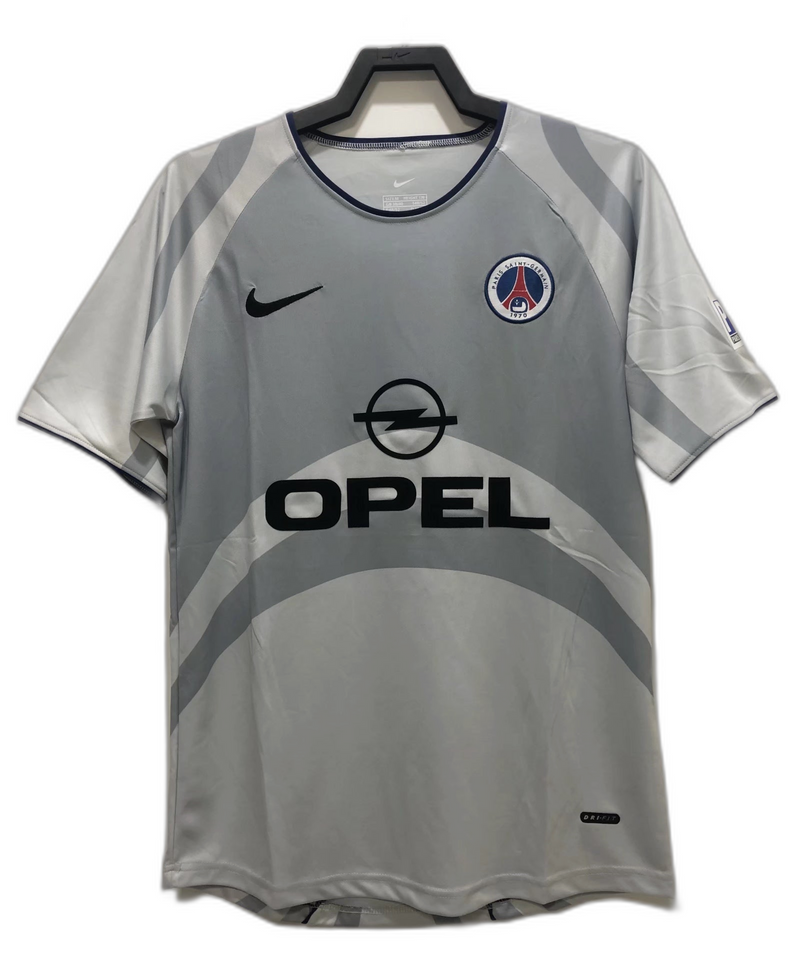 Camisa Paris Saint-Germain (PSG) 2001 Gray - Versão Retrô