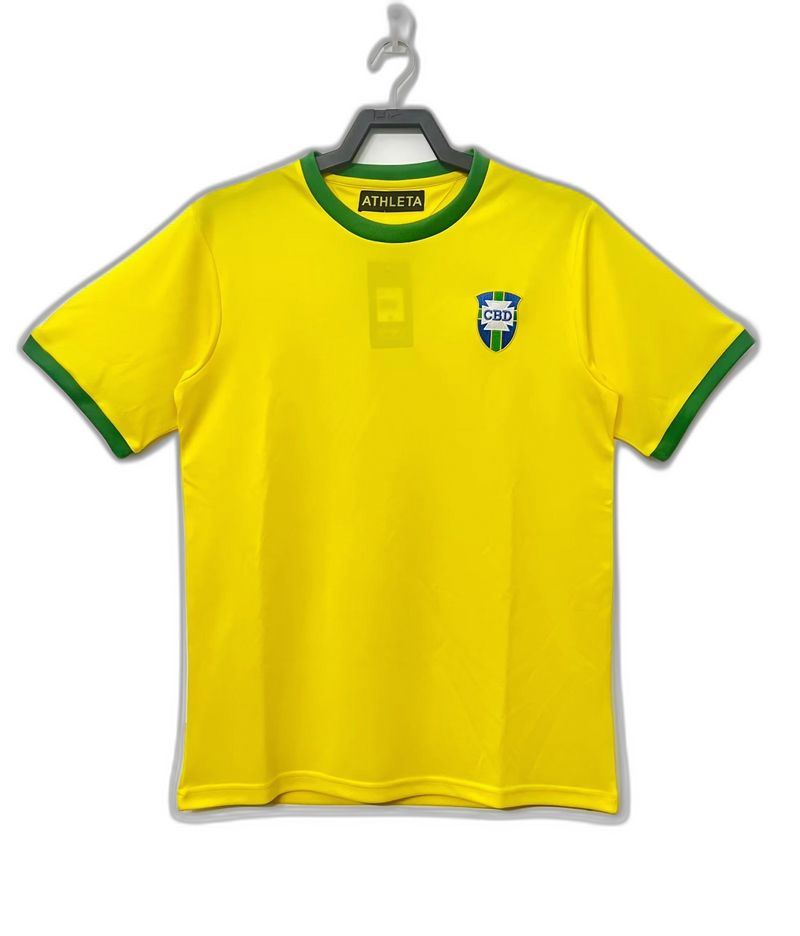 Camisa Brasil 1970 I Home - Versão Retrô