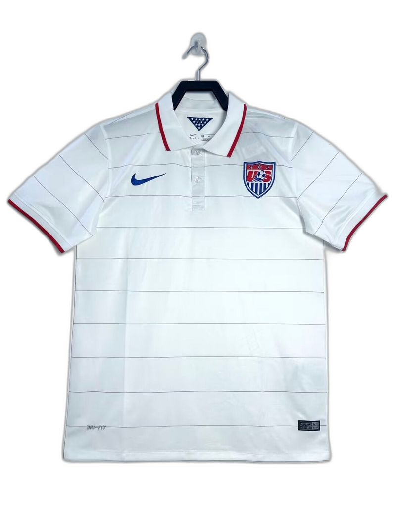 Camisa Estados Unidos 2014 White - Versão Retrô