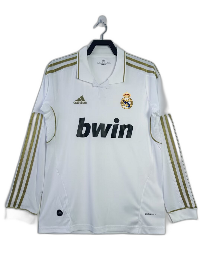 Camisa Real Madrid 11/12 I Home - Versão Retrô Manga Longa