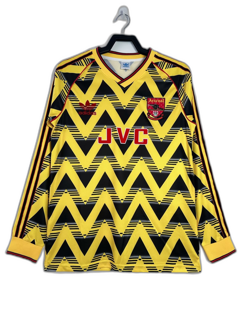 Camisa Arsenal 91/93 II Away - Versão Retrô Manga Longa