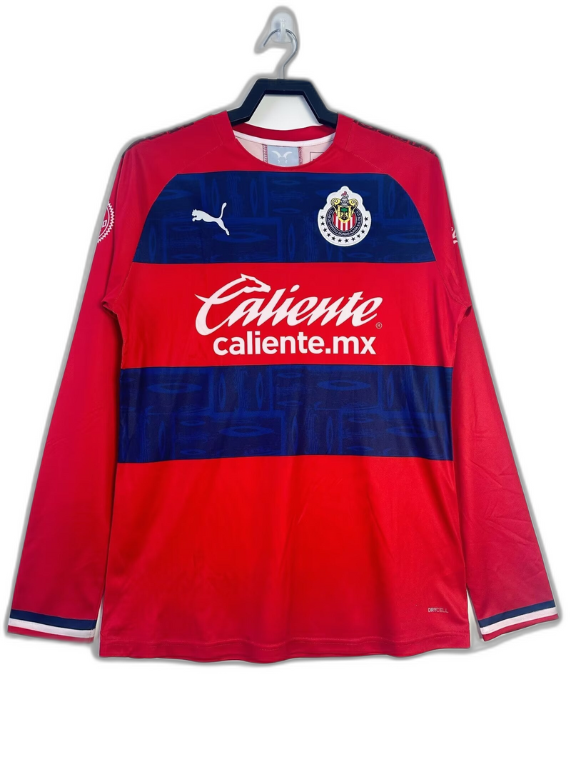 Camisa Chivas 19/20 Alternativa - Versão Retrô Manga Longa