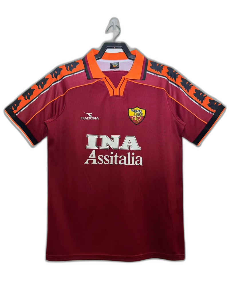 Camisa AS Roma 98/99 I Home - Versão Retrô