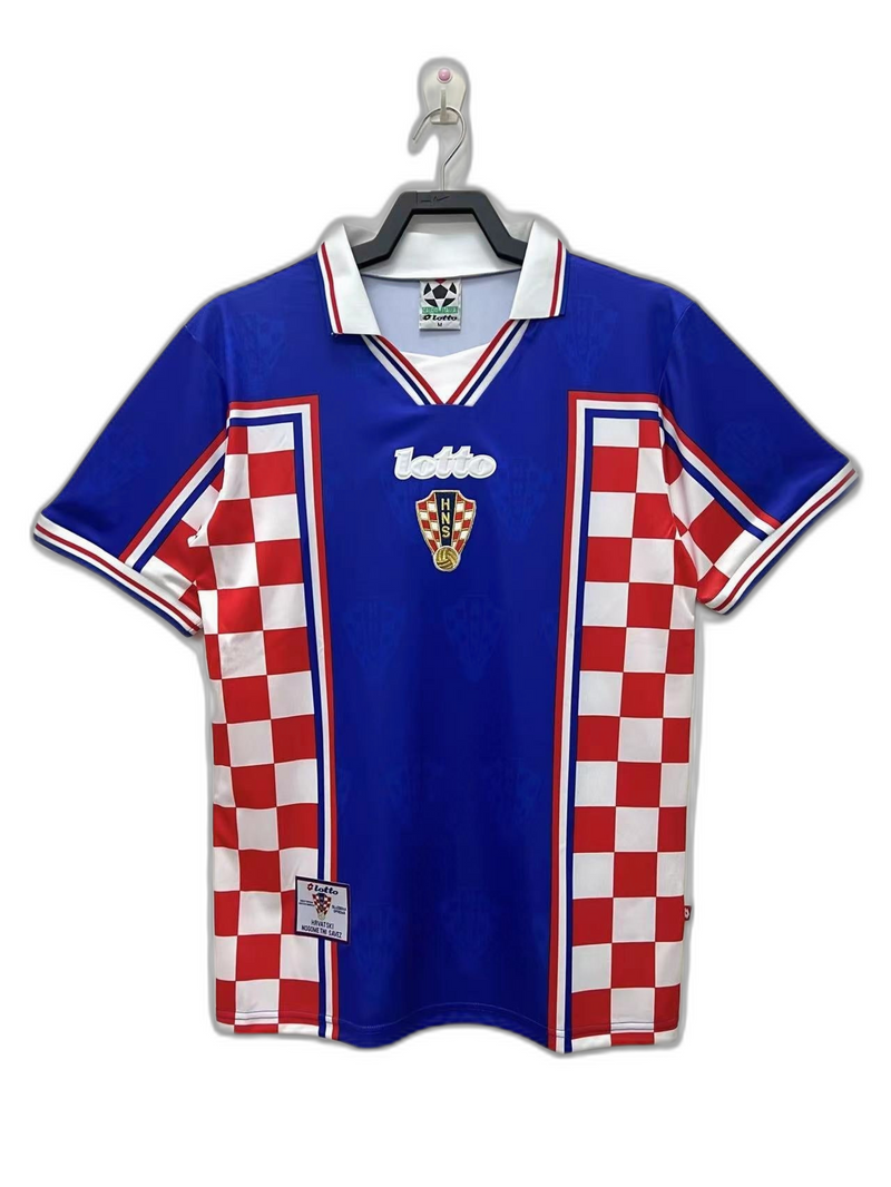 Camisa Croácia 1998 II Away - Versão Retrô