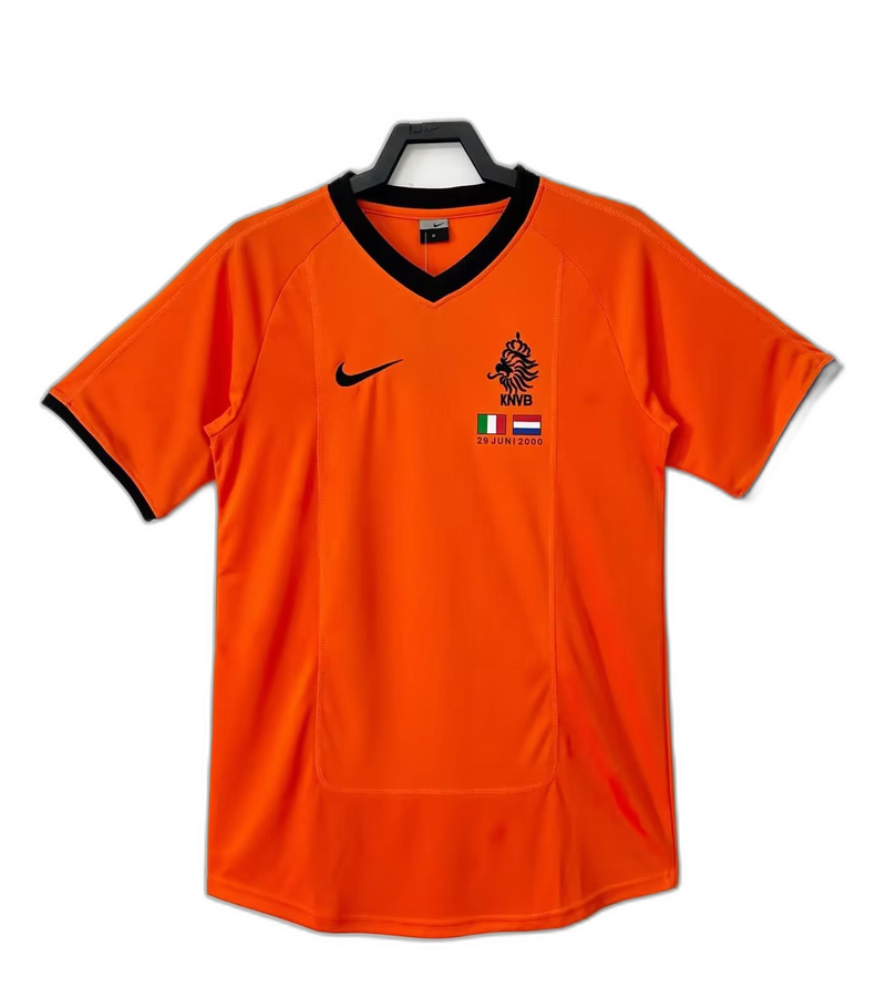 Camisa Países Baixos 2000 I Home - Versão Retrô