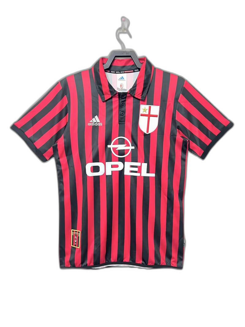 Camisa AC Milan 99/00 I Home - Versão Retrô