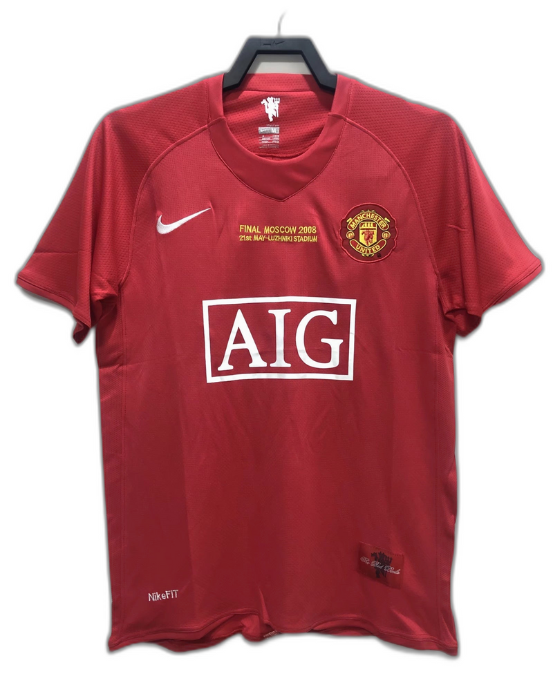 Camisa Manchester United 07/08 I Home - Versão Retrô