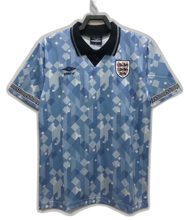 Camisa Inglaterra 1990 Edição Azul - Versão Retrô