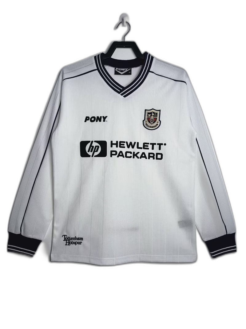 Camisa Tottenham 97/99 I Home - Versão Retrô Manga Longa