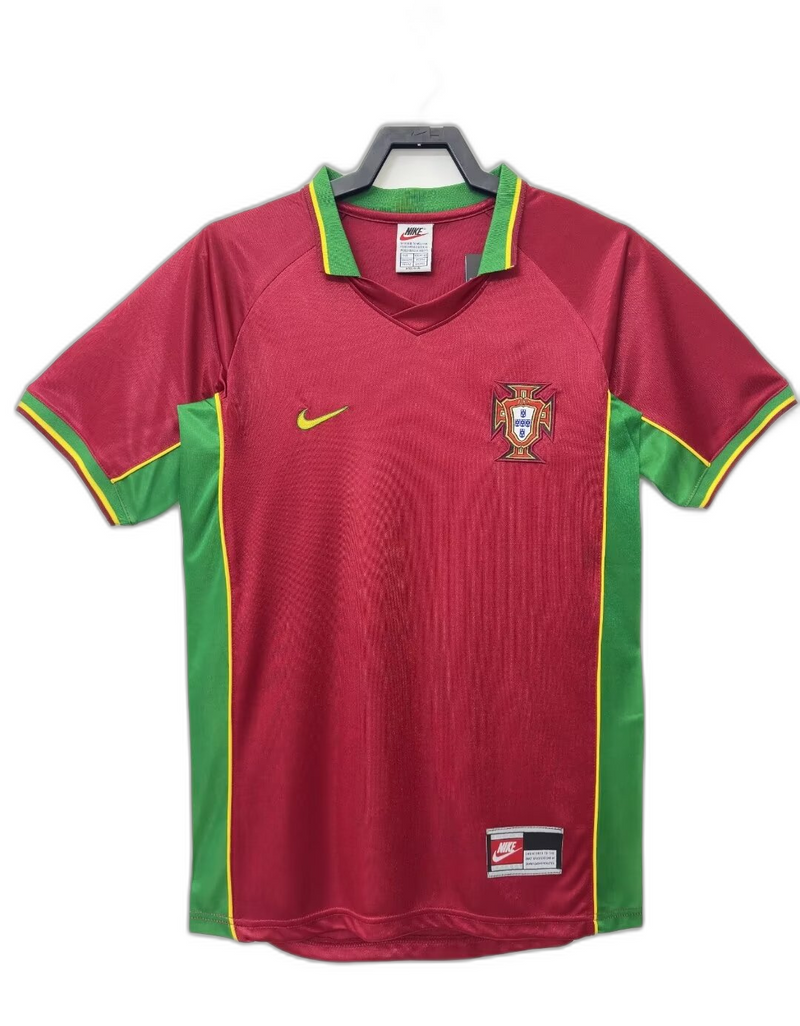 Camisa Portugal 1998 I Home - Versão Retrô