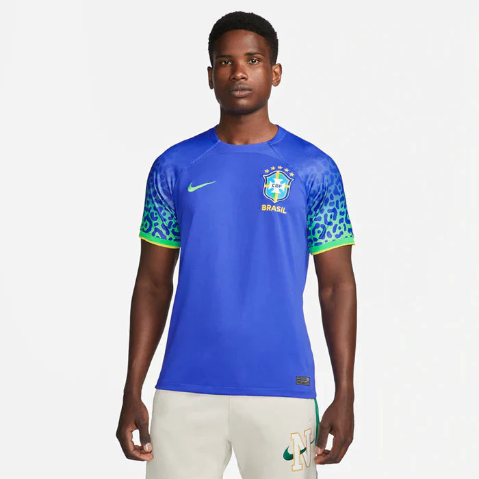 Camisa Brasil Away 22/23 s/n° Torcedor Nike Masculina - Azul