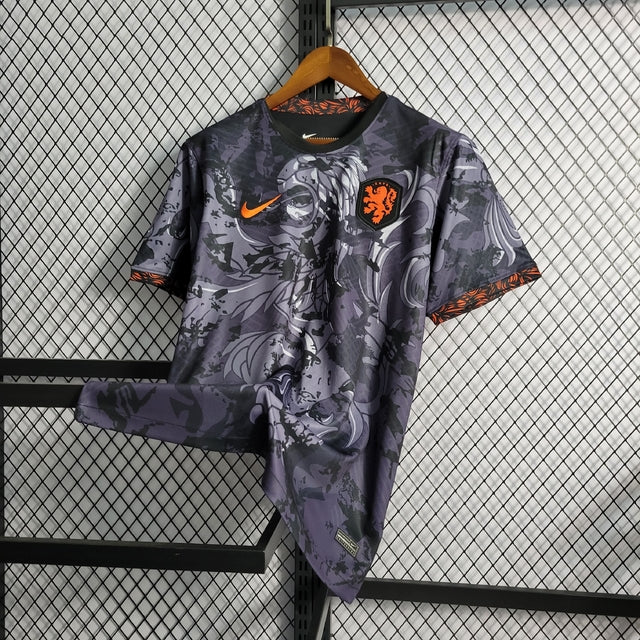 Camisa Seleção Holanda Training Suit 22/23 s/n° Torcedor Nike Masculina - Roxo