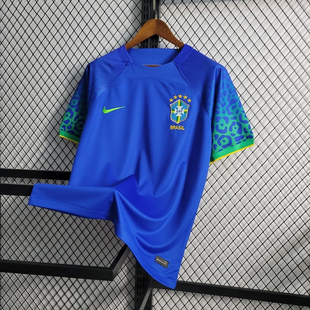 Camisa Brasil Away 22/23 s/n° Torcedor Nike Masculina - Azul