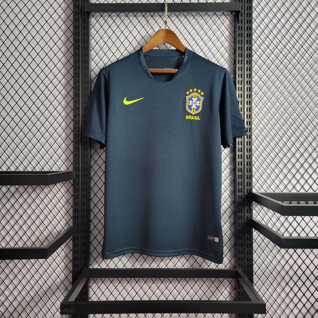 Camisa Seleção Brasil Training 21/22 s/n° Torcedor Nike Masculina - Dark Green