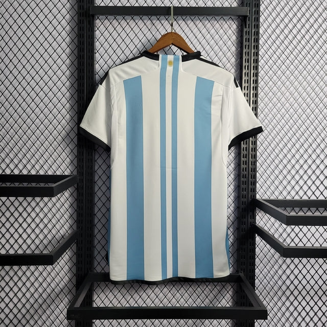 Camisa Seleção Argentina Home 22/23 s/n° Torcedor Adidas Masculina - Azul+Branca