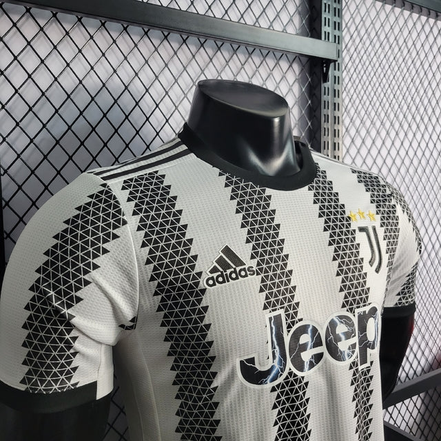 Camisa Juventus Home 22/23 s/n° Player Version Adidas Masculina - Branco+Preto