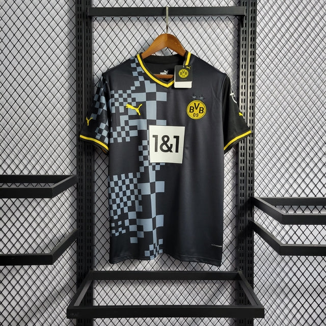 Camisa Borussia Dortmund Away 22/23 s/n° Torcedor Puma Masculina - Preto