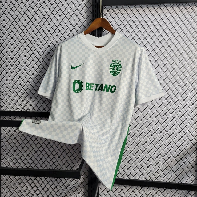 Camisa Sporting Away 22/23 s/n° Nike Masculina - Branca