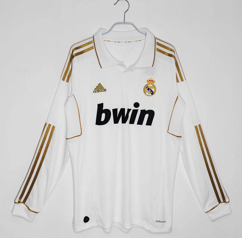 Camisa Retrõ Real Madrid 2011∕12 Manga longa