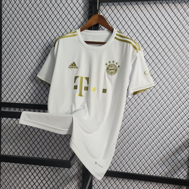 Camisa Bayern de Munique Away 22/23 s/n° Torcedor Adidas Masculina - Branco